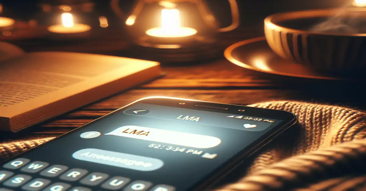 what does lma mean in text