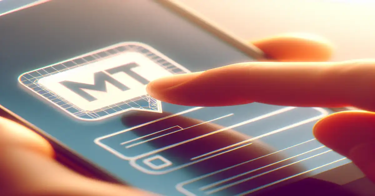 what does mt mean in text