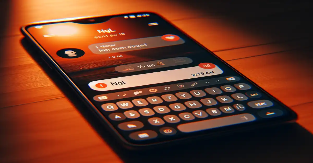 what do ngl mean in text