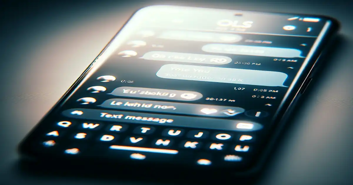 what does ols mean in text