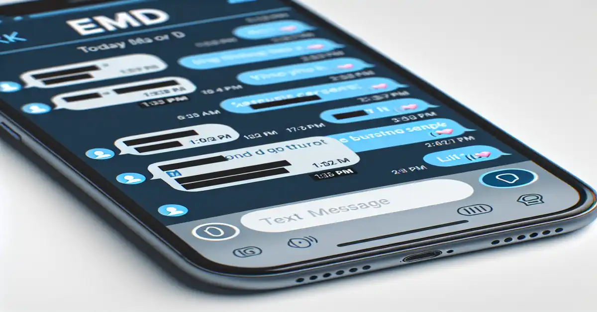 what does emd mean in text