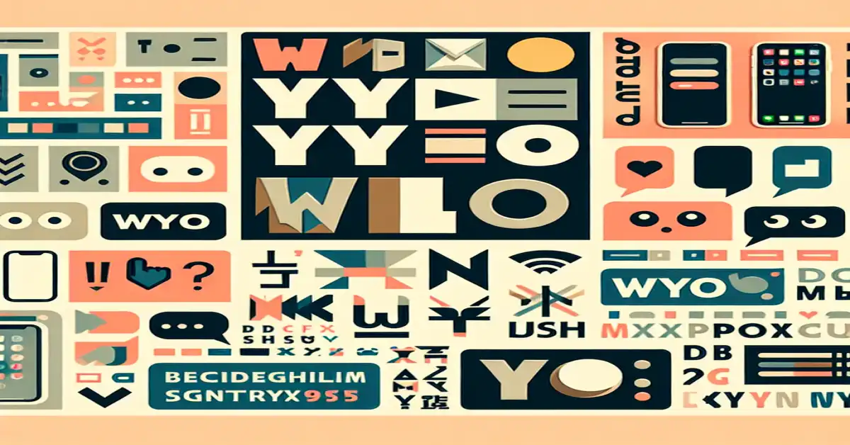 wyo mean in text related