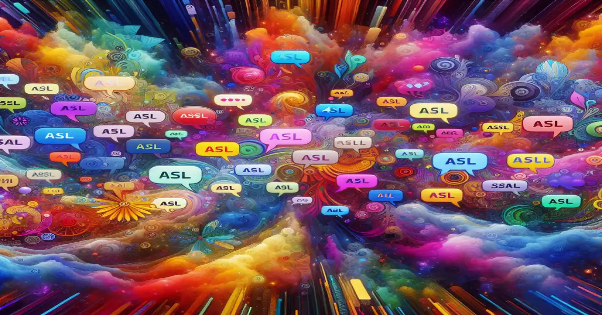 what does asl mean in text slang related