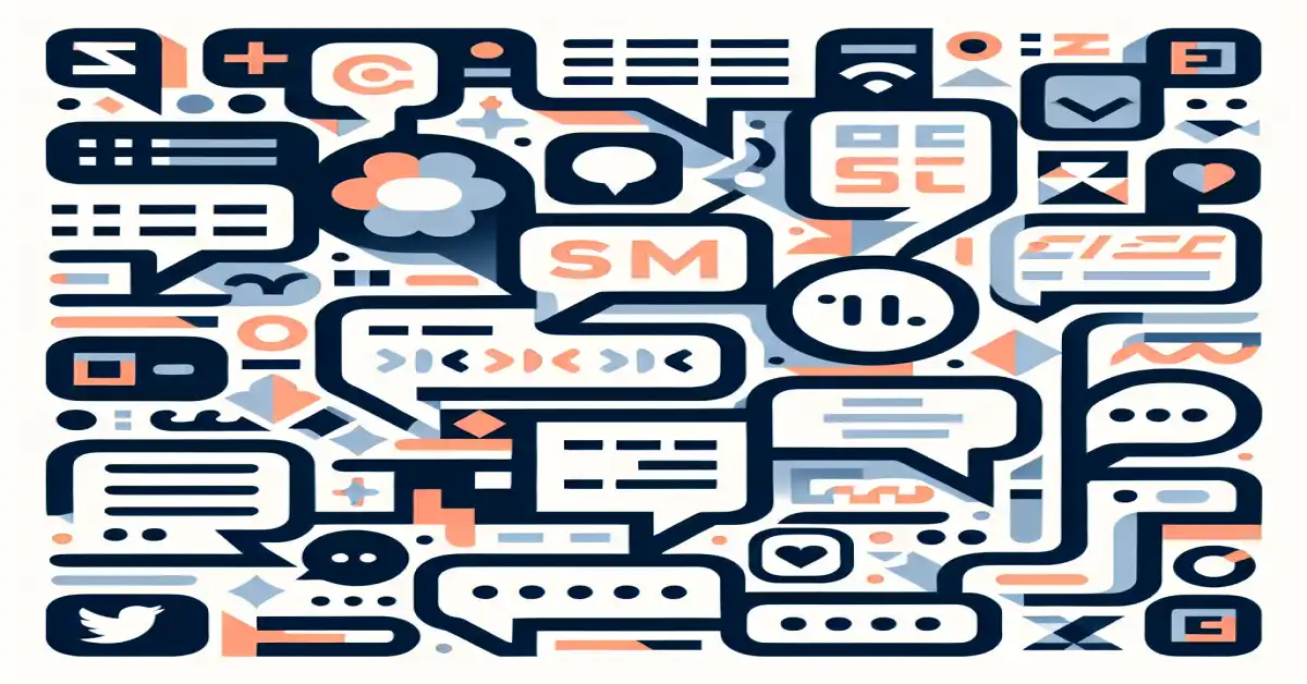 what dose sm mean in text related