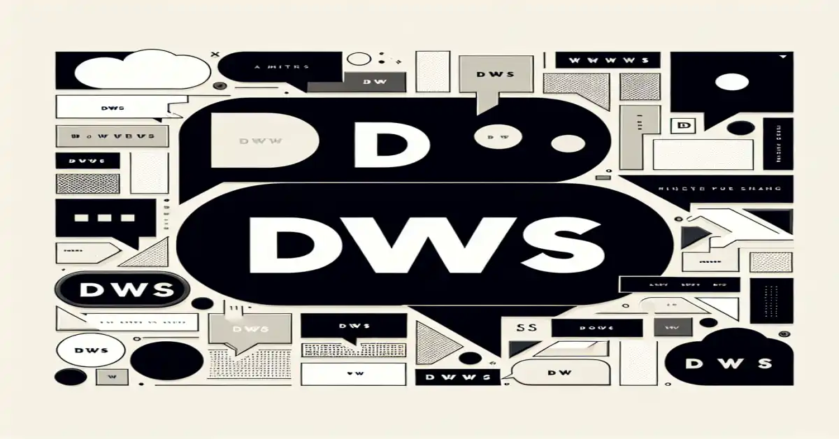 what does dws mean in text related