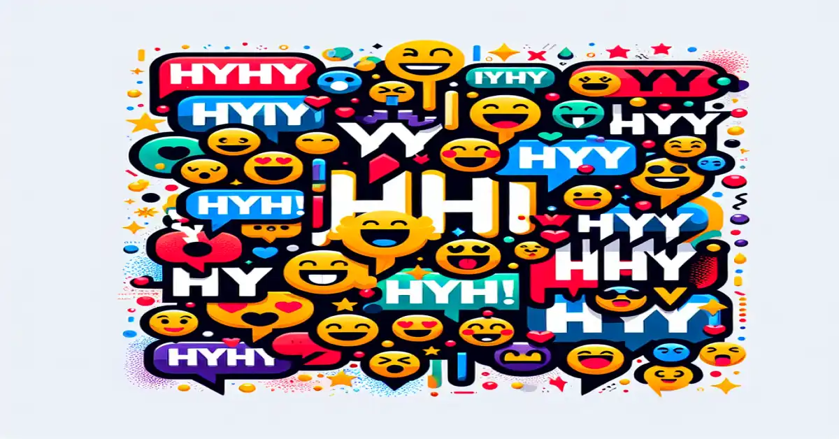 what does hyhy mean in text related