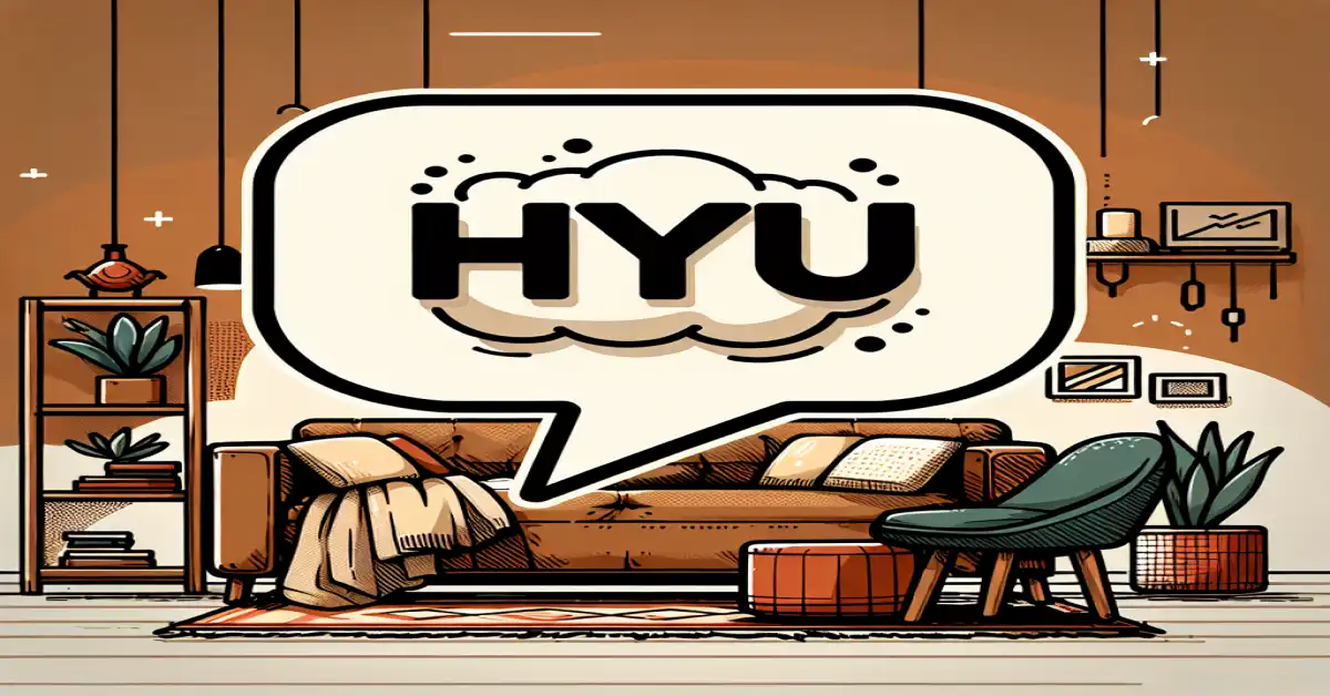what does hyu mean in text related