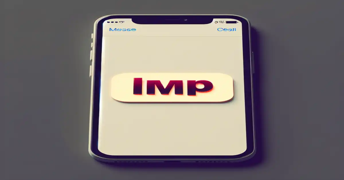 what does imp mean in text related