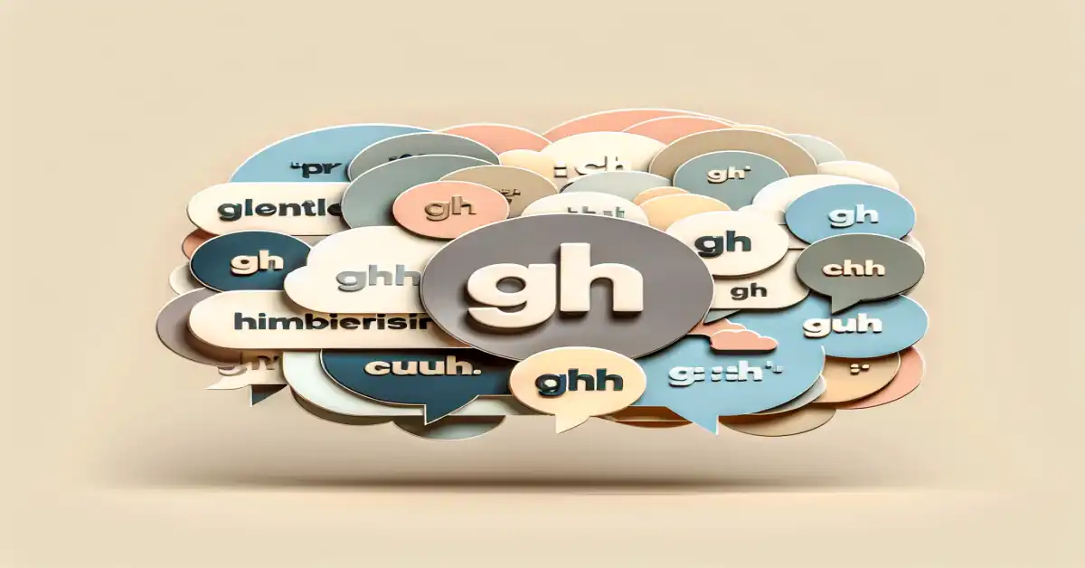 what does gh mean in text related