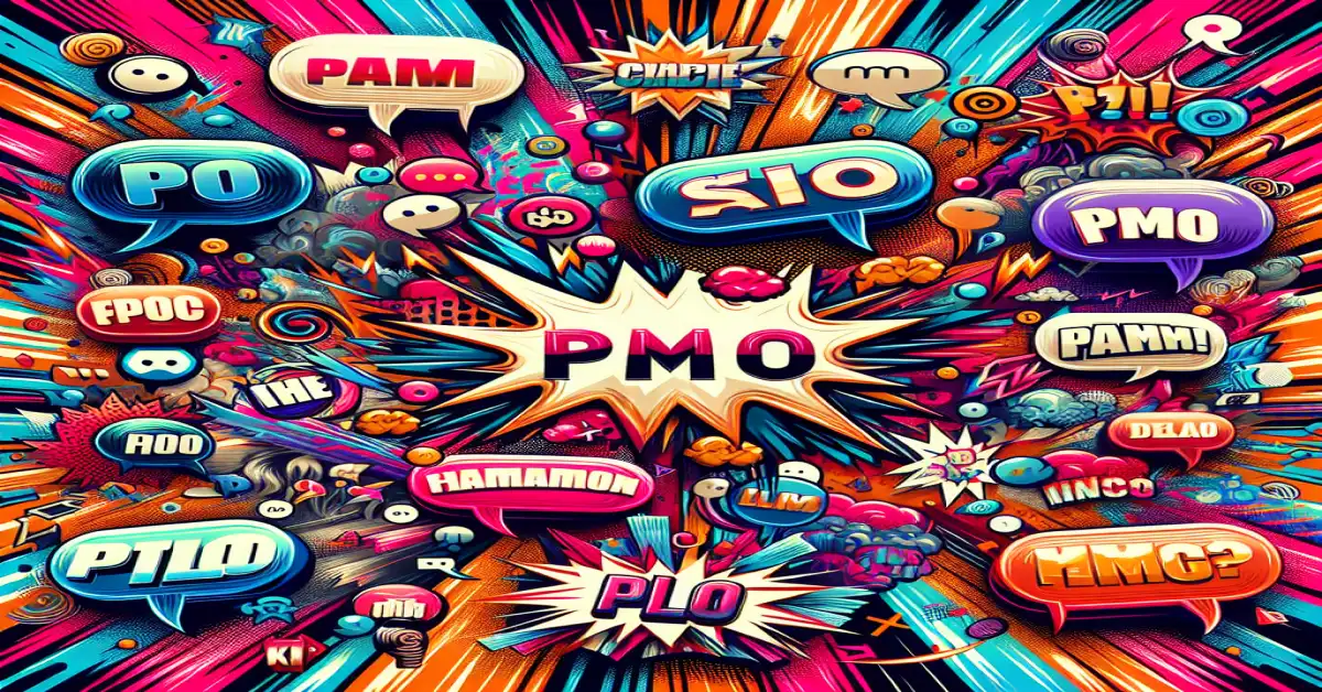 whats pmo mean in text related