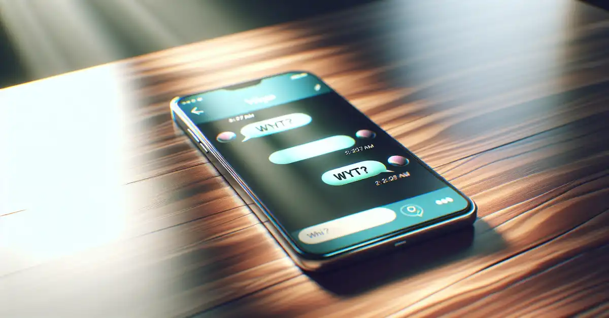 what does wyt mean in text