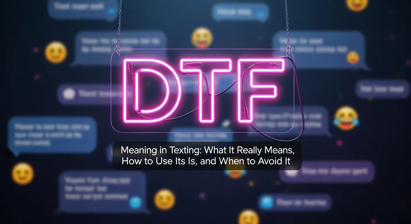 DTF Meaning in Texting