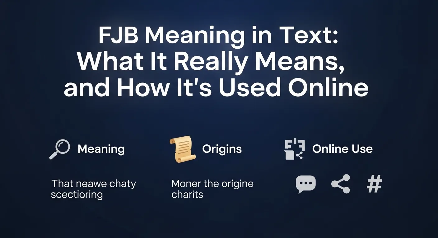 FJB Meaning in Text
