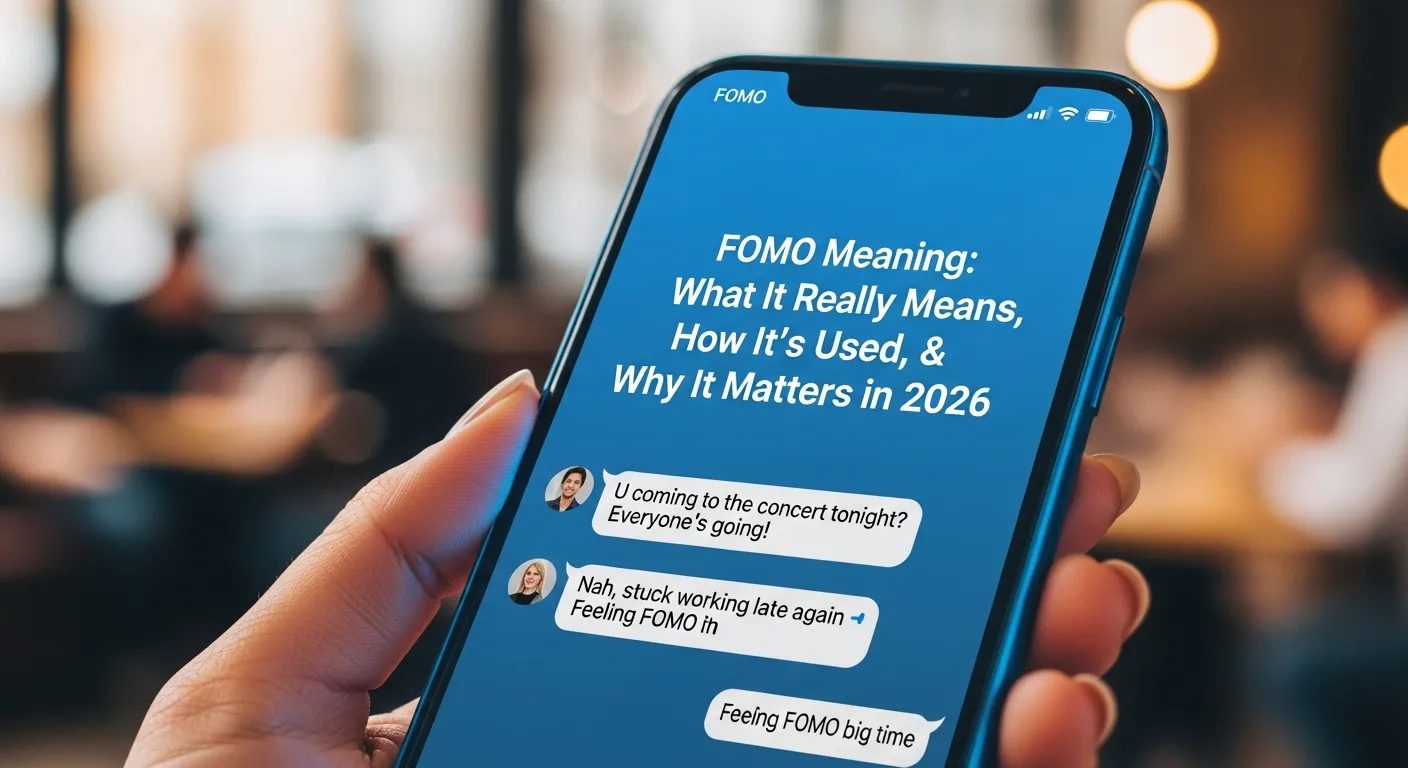 FOMO Meaning in Text