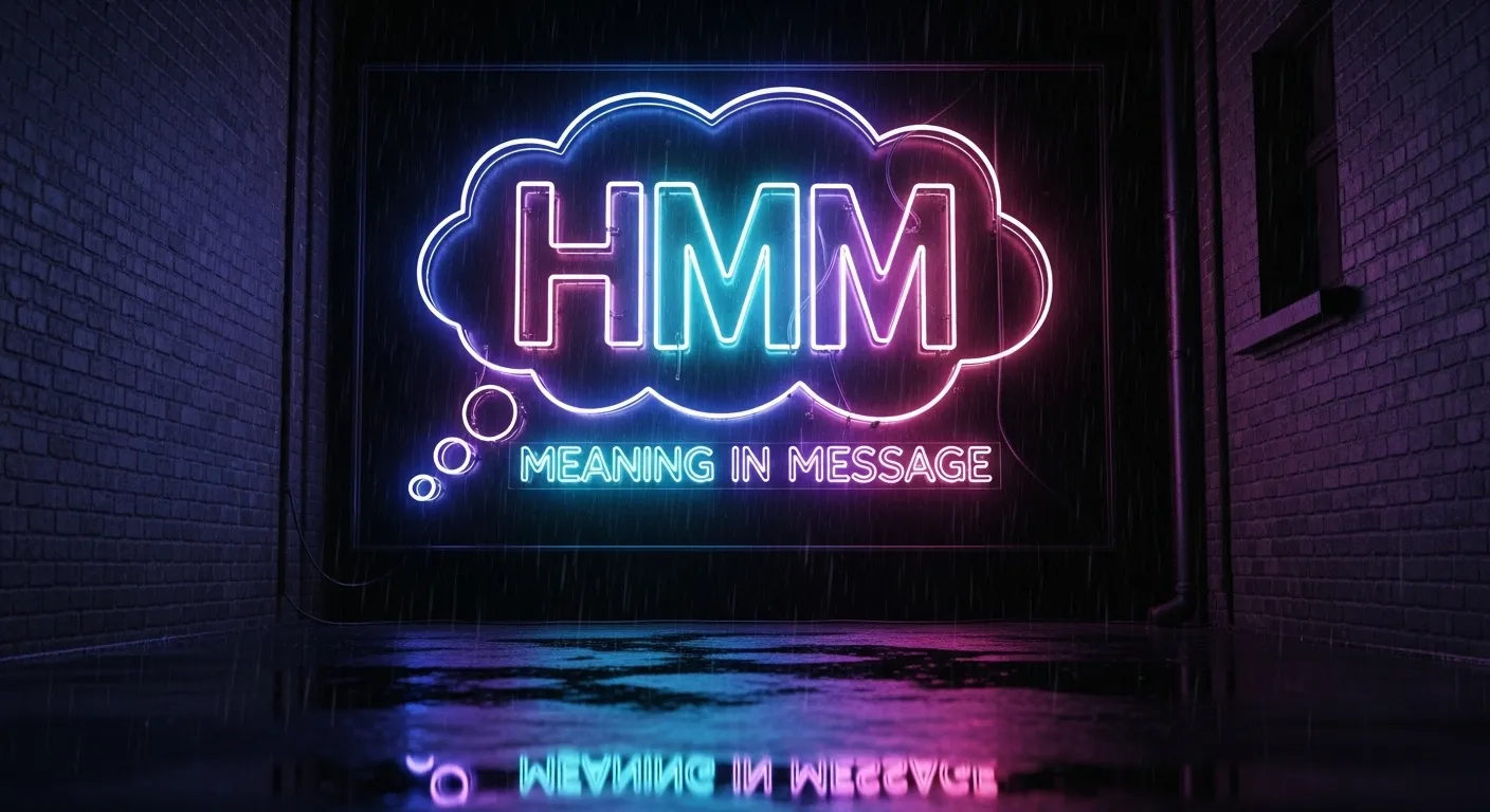 HMM Meaning in Messages
