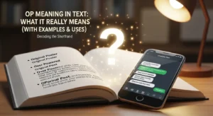 OP Meaning in Text