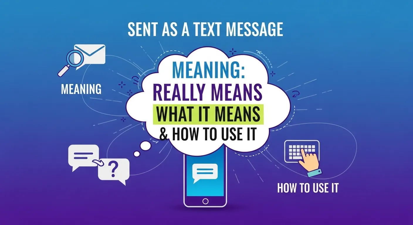 Sent as a Text Message Meaning