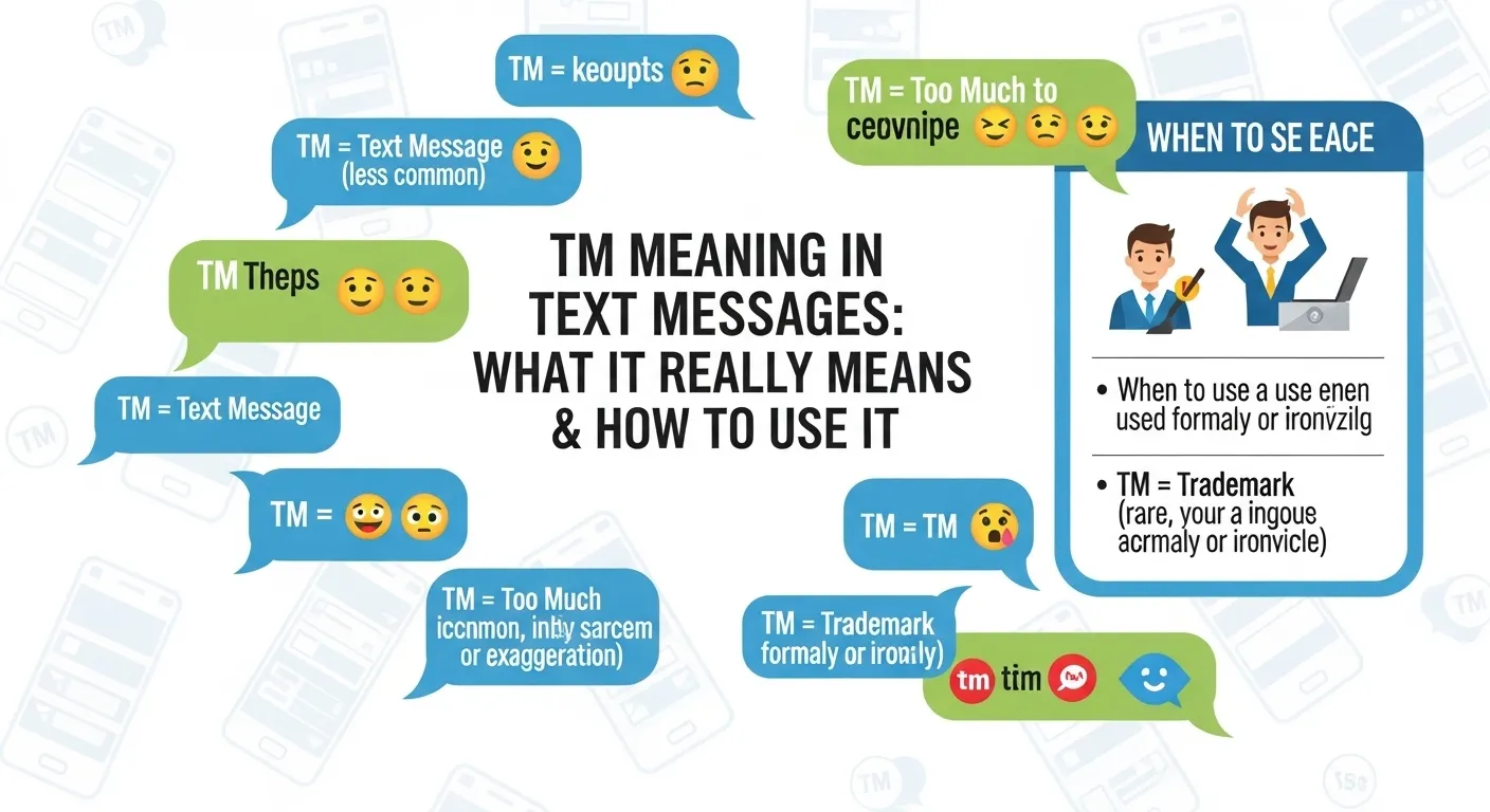 TM Meaning in Text Messages