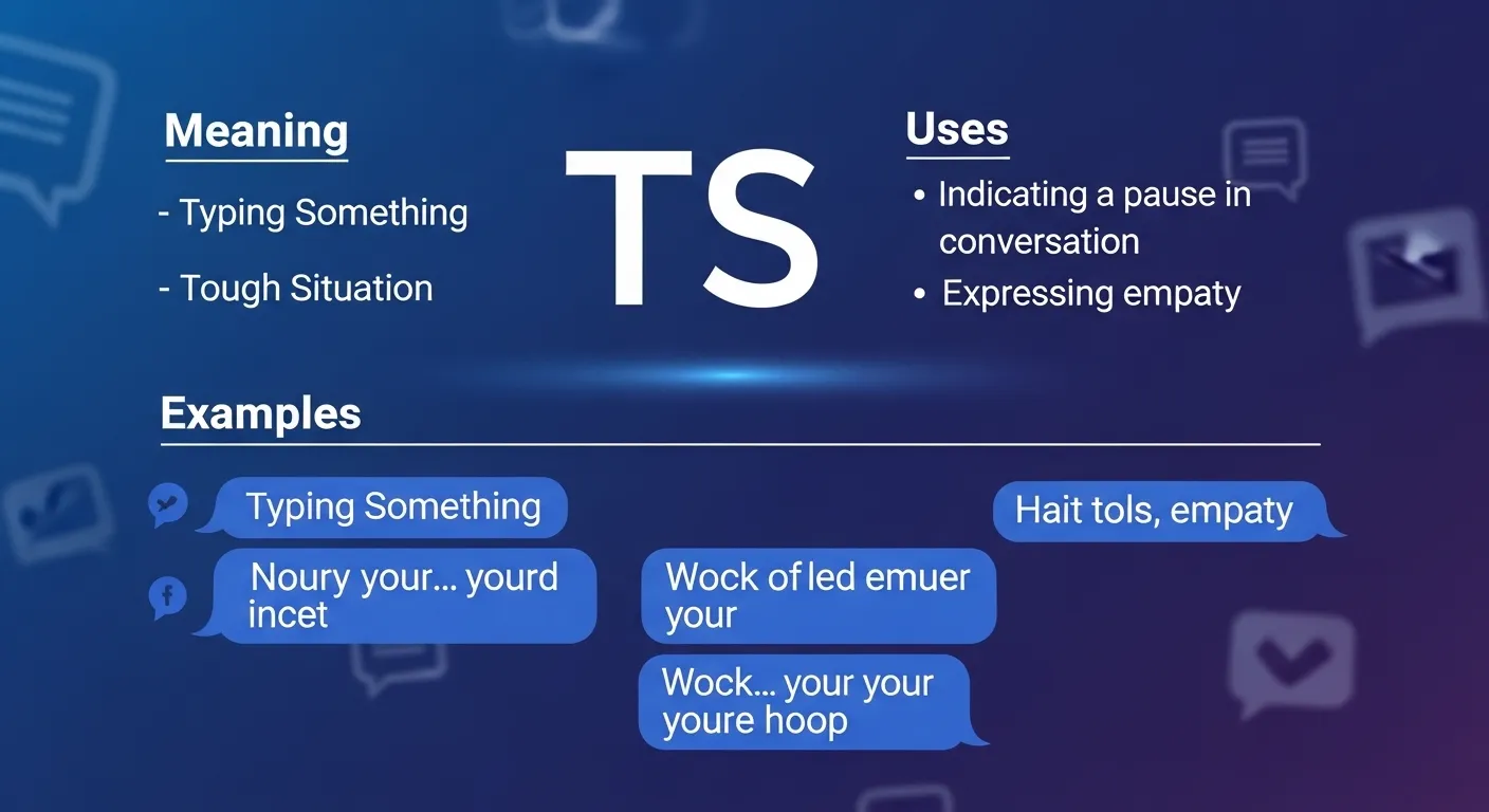 TS Stand for in Texting