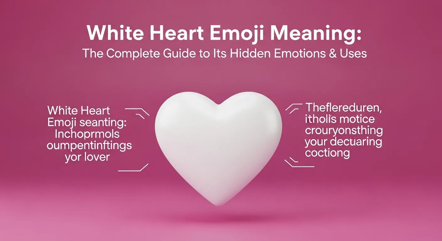 White Heart Emoji Meaning