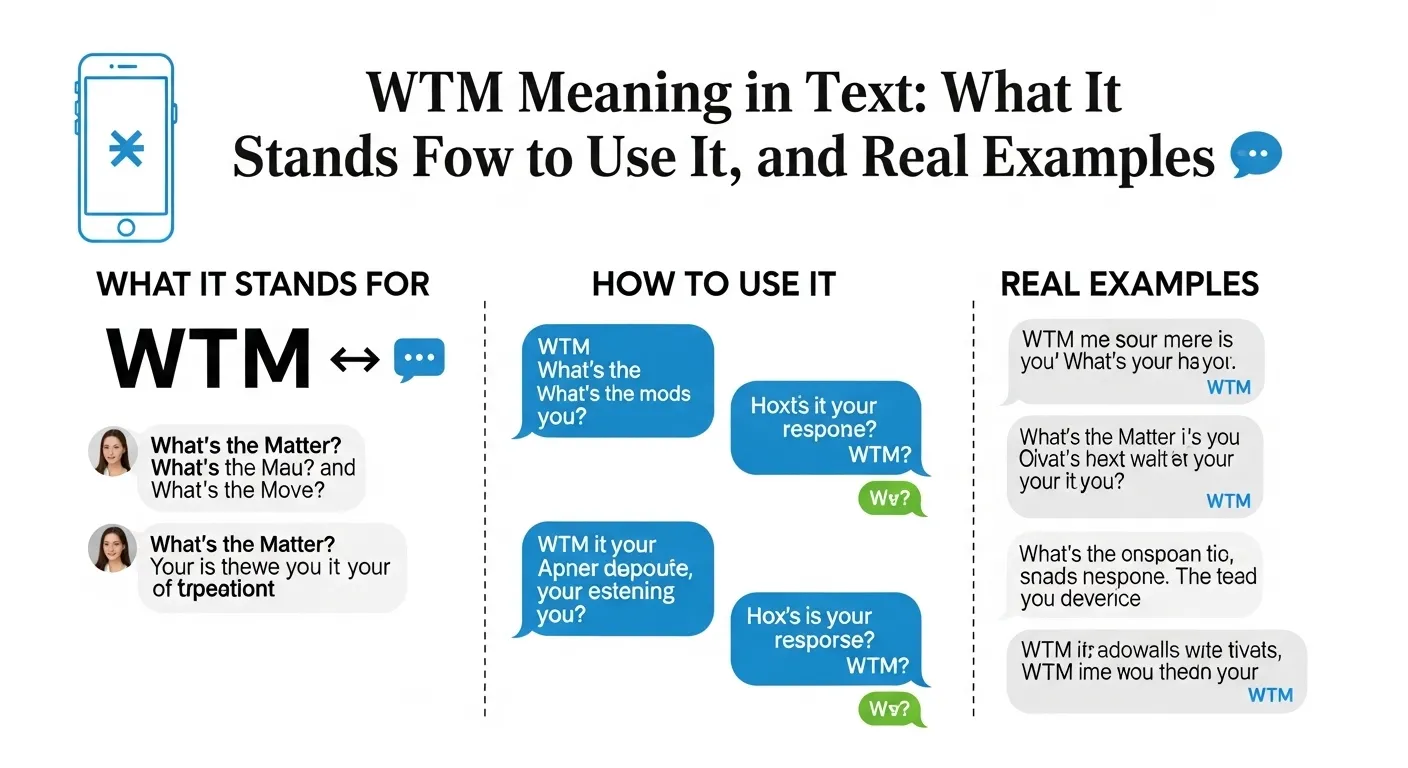 WTM Meaning in Text