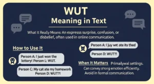 WUT Meaning in Text