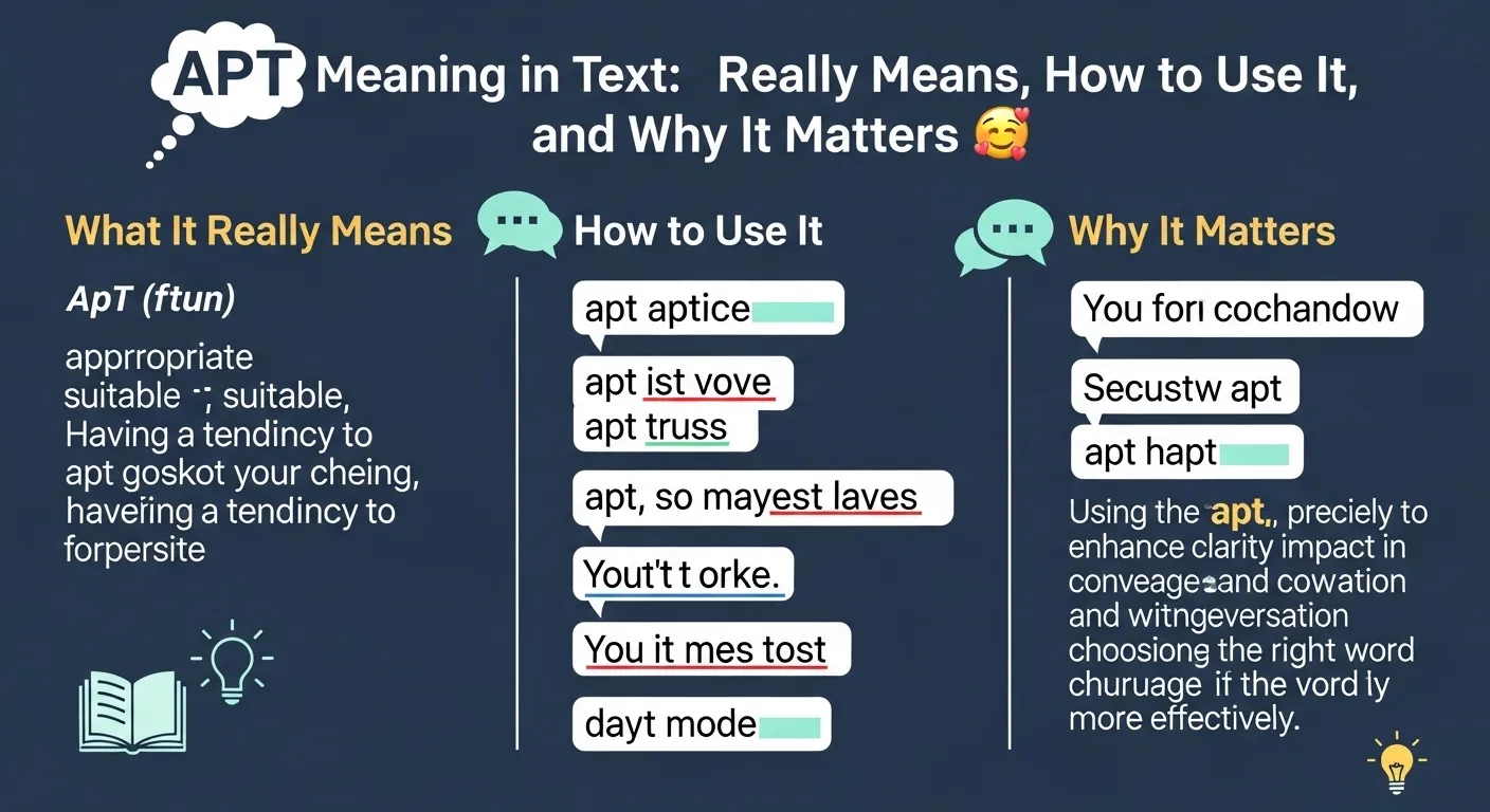 APT Meaning in Text