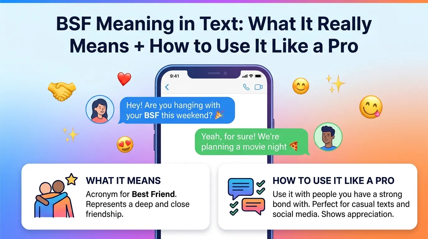 BSF Meaning in Text