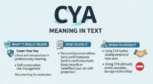 CYA Meaning in Text