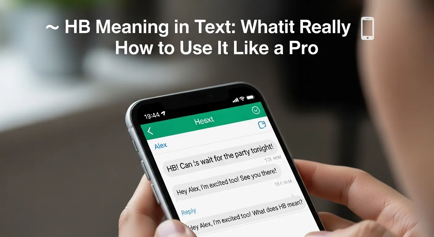 HB Meaning in Text