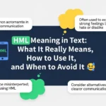 HML Meaning in Text