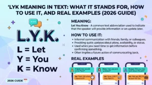 LYK Meaning in Text