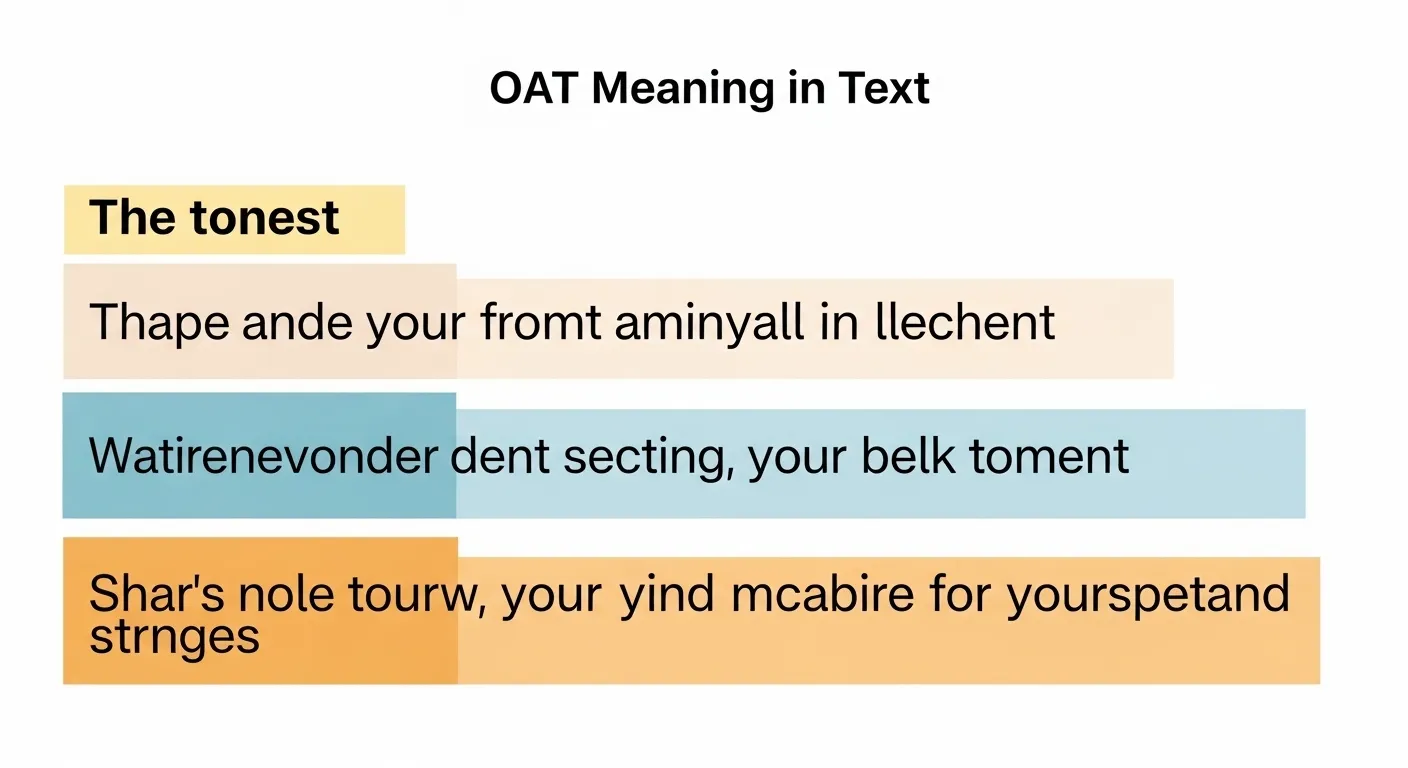 OAT Meaning in Text