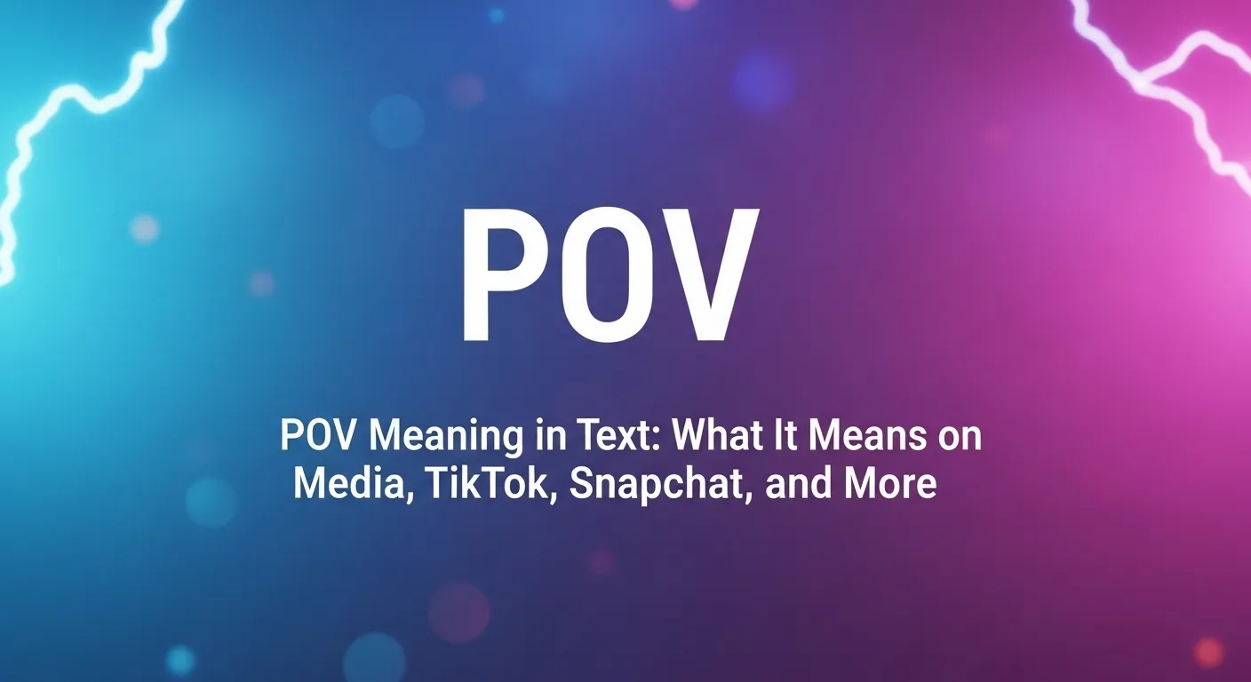 POV Meaning in Text
