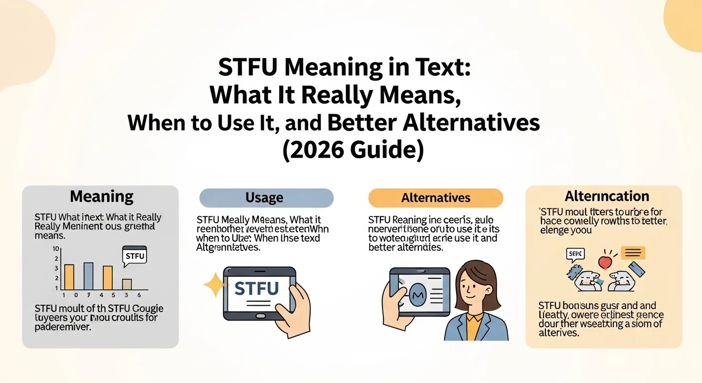 STFU Meaning in Text