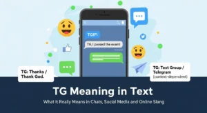 TG Meaning in Text