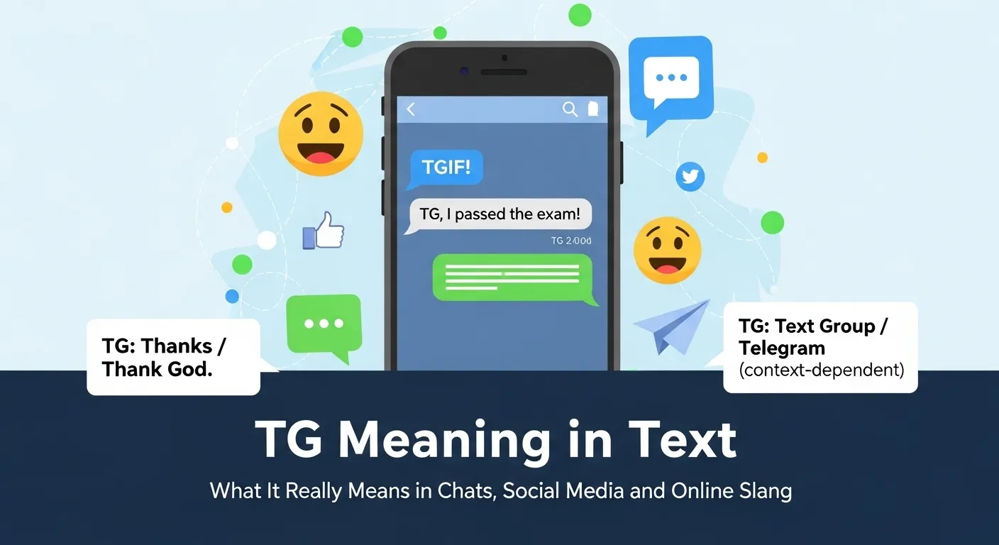 TG Meaning in Text