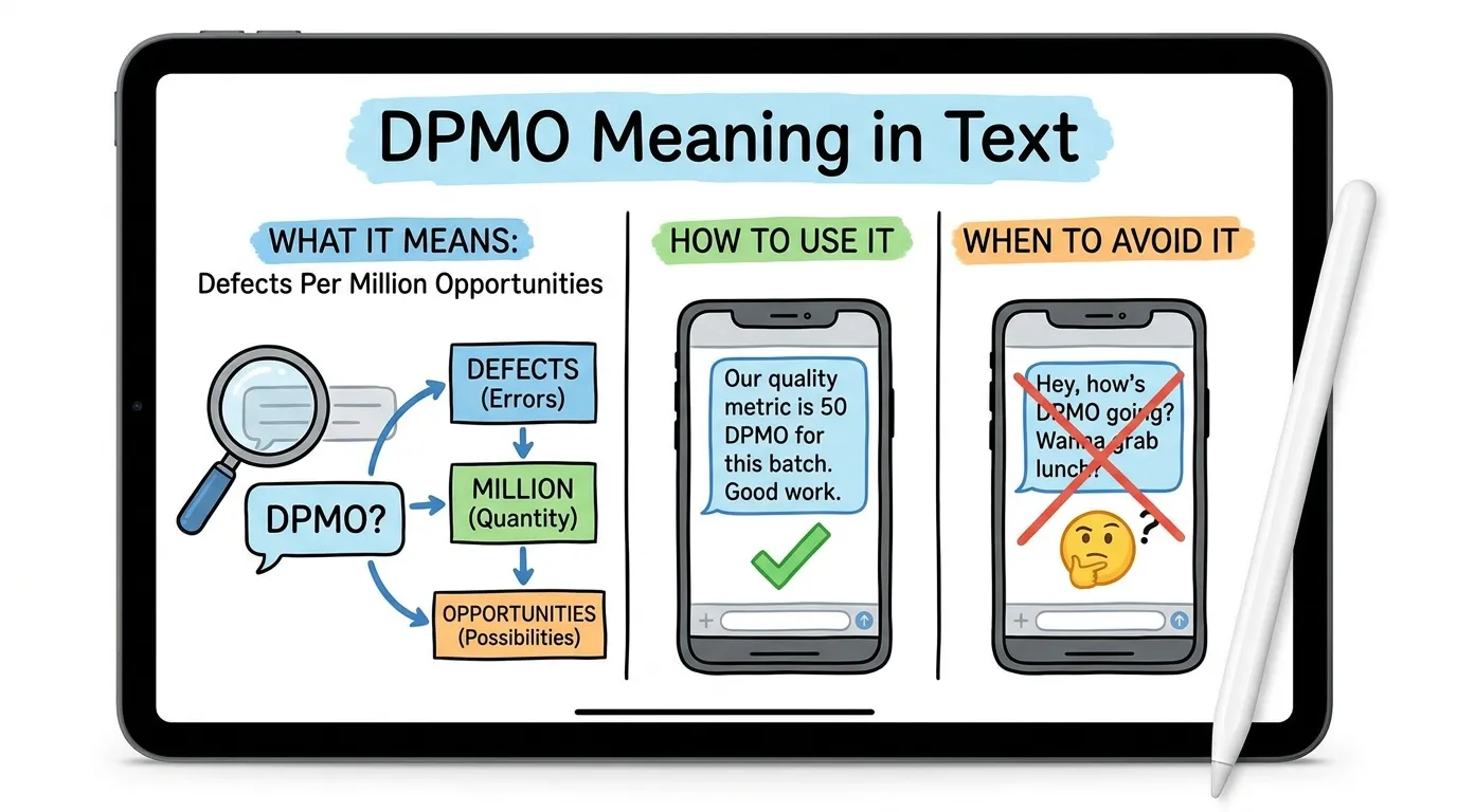 DPMO Meaning in Text