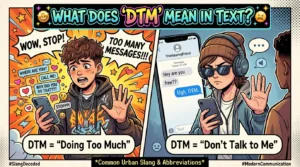 DTM Meaning in Text