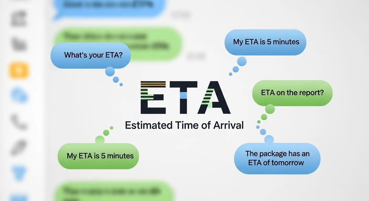 ETA Meaning in Text