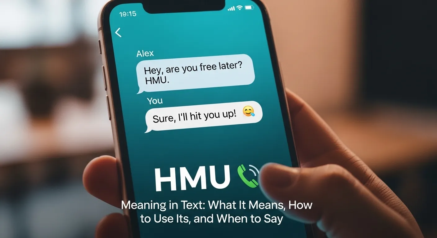 HMU Meaning in Text