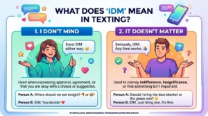 IDM Meaning in Text