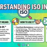 ISO Meaning in Text
