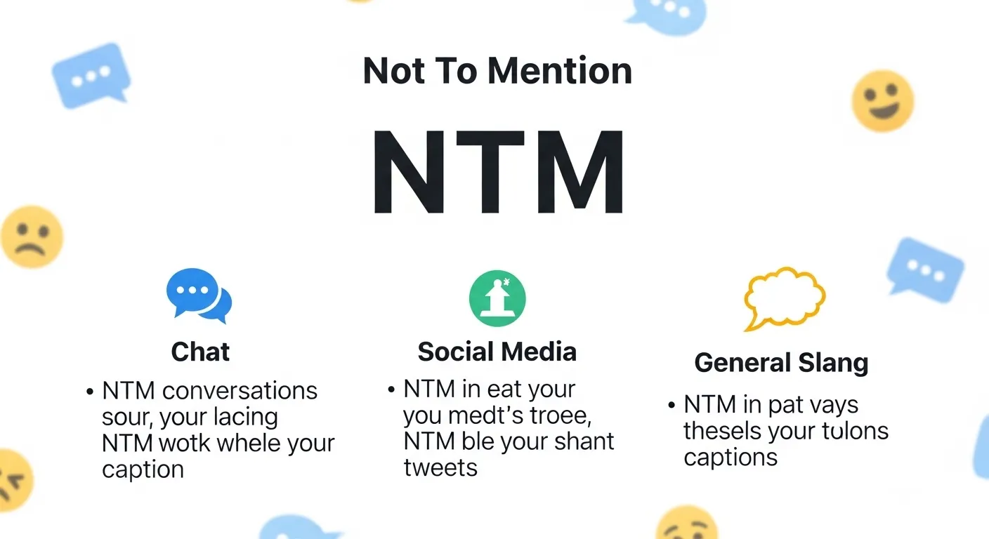NTM Meaning in Text