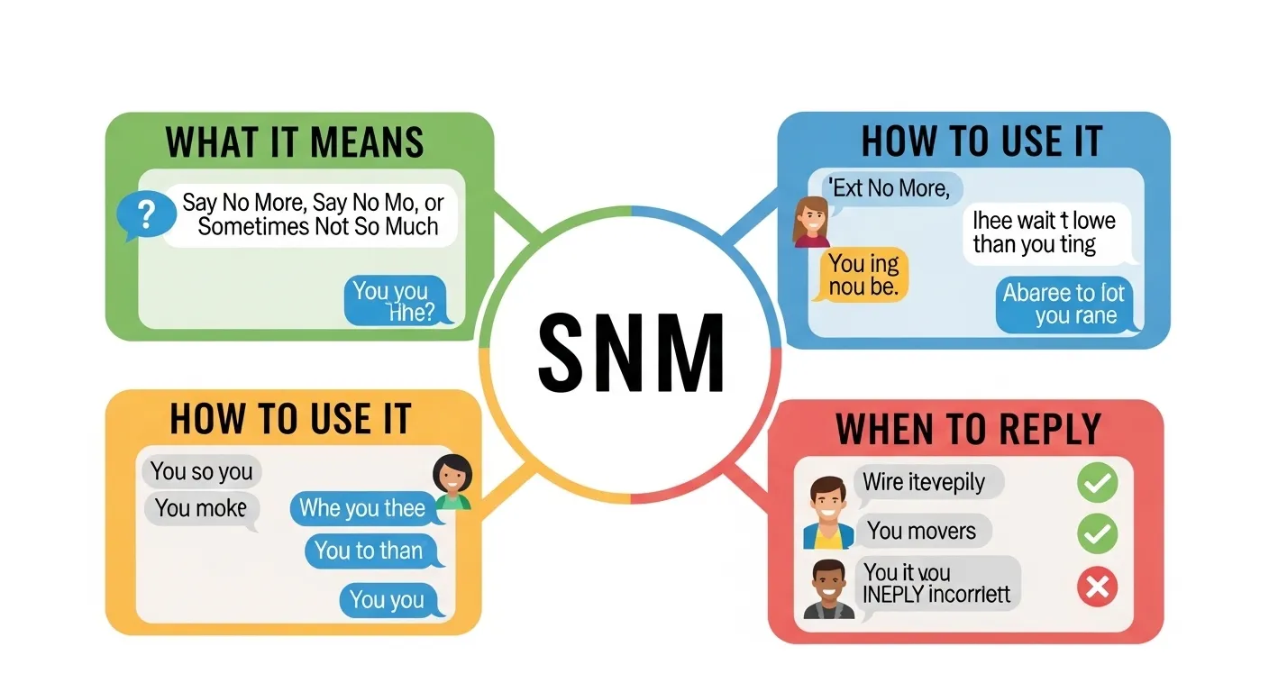 SNM Meaning in Text