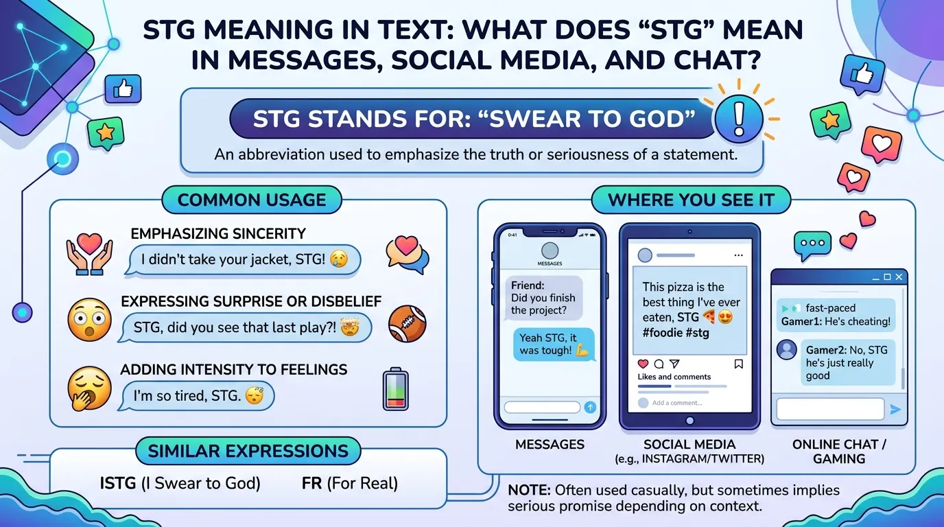 STG Meaning in Text