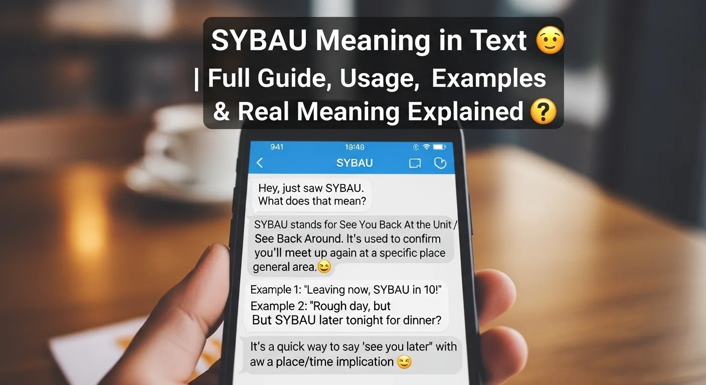 SYBAU Meaning in Text
