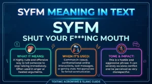 SYFM Meaning in Text