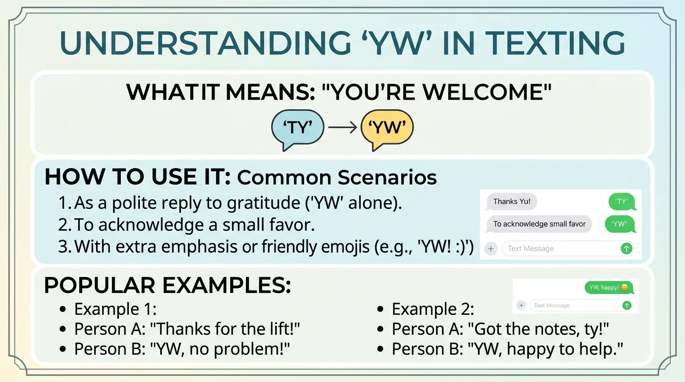 YW Meaning in Text